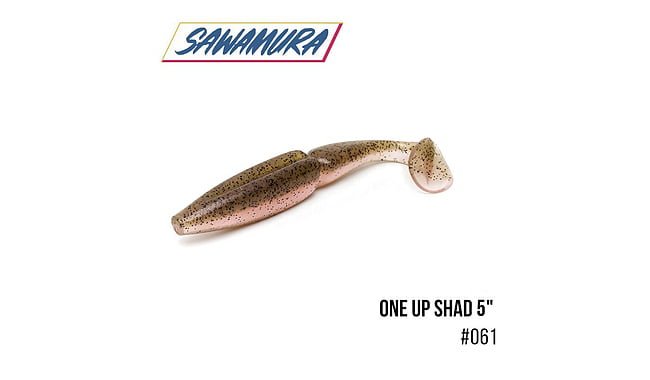 Виброхвост Sawamura One'Up Shad 5.0", 5 шт - фото 12