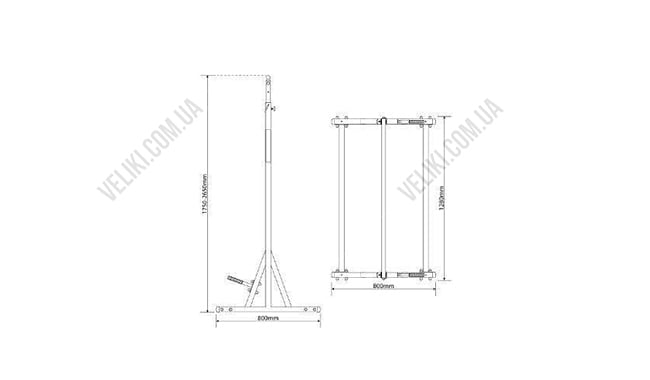 Турник с Упорами для Отжимания WCG MC017 - дополнительное фото 2