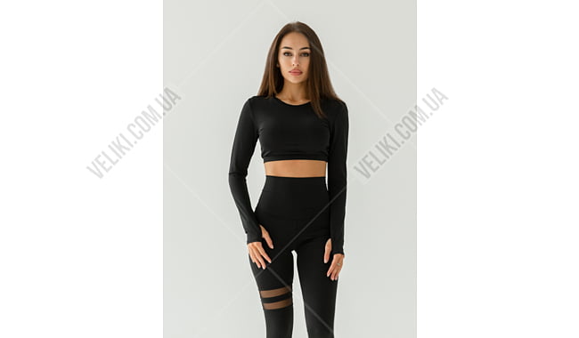 Кроп-топ Nova Vega Sphynx c прорезью для пальца - дополнительное фото 2