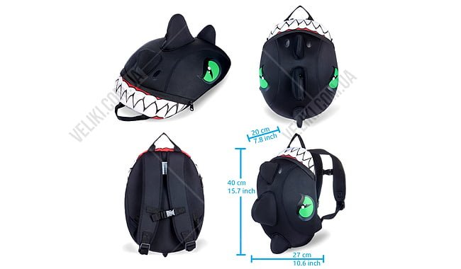 Рюкзак Crazy Safety Dragon 5 л - дополнительное фото 4
