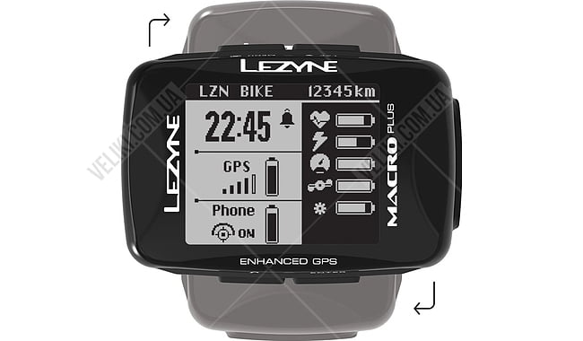 Велокомп'ютер Lezyne Macro Easy - дополнительное фото 1