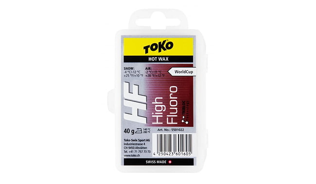 Воск Toko HF Hot Wax Red 40 г - фото 1