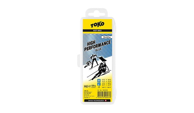 Парафин Toko High Performance Hot Wax Blue 120 г - фото 1