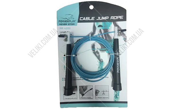 Скакалка скоростная PowerPlay 4202 - дополнительное фото 20