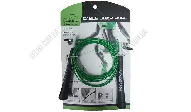 Скакалка скоростная PowerPlay 4202 - дополнительное фото 13