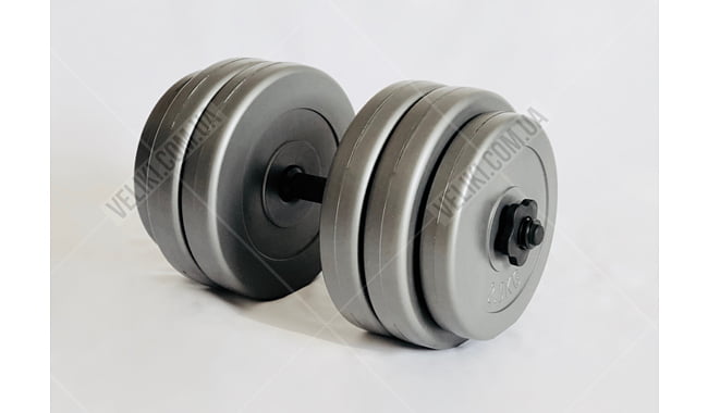 Гантелі WCG 2х25 кг - дополнительное фото 2