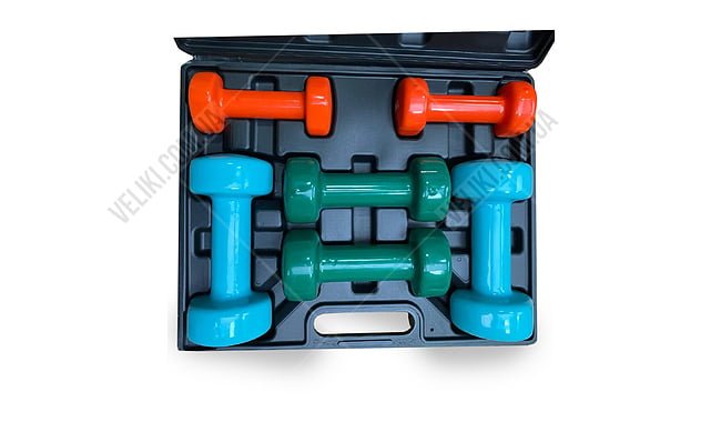 Набір гантелі PowerPlay 4118 12 кг - дополнительное фото 1