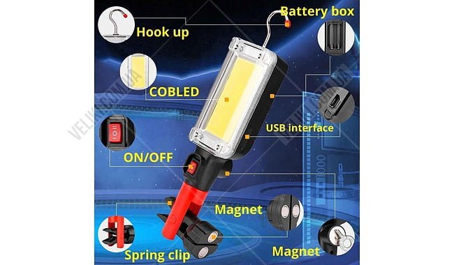 Фонарь Bailong 8859 250 Лм - дополнительное фото 3