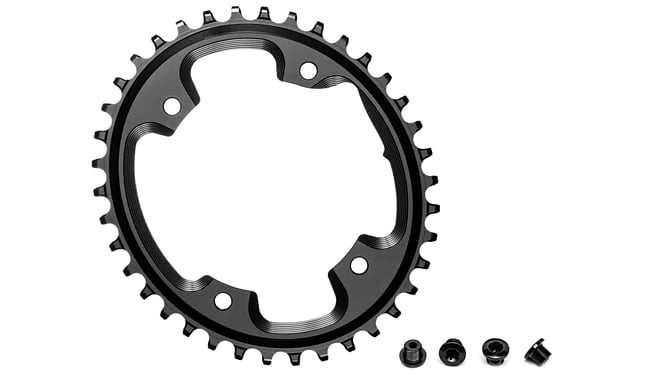 Звезда шатуна absoluteBLACK CX 1X Oval 110/4 38T - фото 1