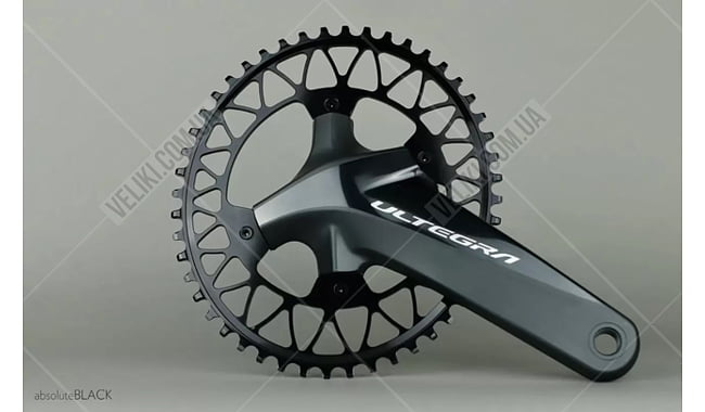 Звезда шатуна absoluteBLACK Gravel 1X Oval 110/4 50T - дополнительное фото 2