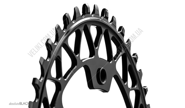 Звезда шатуна absoluteBLACK Gravel 1X Oval 110/4 50T - дополнительное фото 3