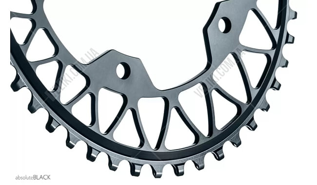 Звезда шатуна absoluteBLACK Gravel 1X Oval 110/5 50T - дополнительное фото 2