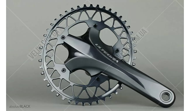 Звезда шатуна absoluteBLACK Gravel 1X Oval 110/5 50T - дополнительное фото 3