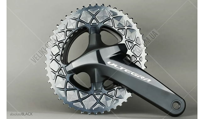 Звезда шатуна absoluteBLACK Oval R9100 50T - дополнительное фото 3