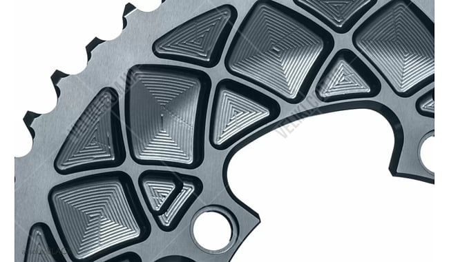 Звезда шатуна absoluteBLACK 2X Oval 110/4 50T - дополнительное фото 1