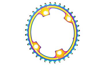 Звезда шатуна absoluteBLACK Oval R9100 PVD 36T