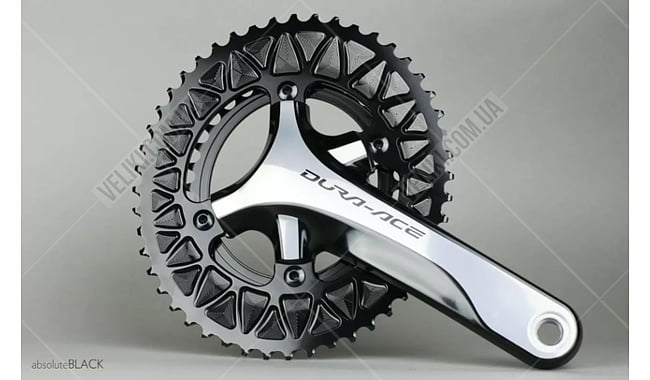 Зірка шатуна absoluteBLACK 2X Subcompact 110/4 48T - дополнительное фото 2