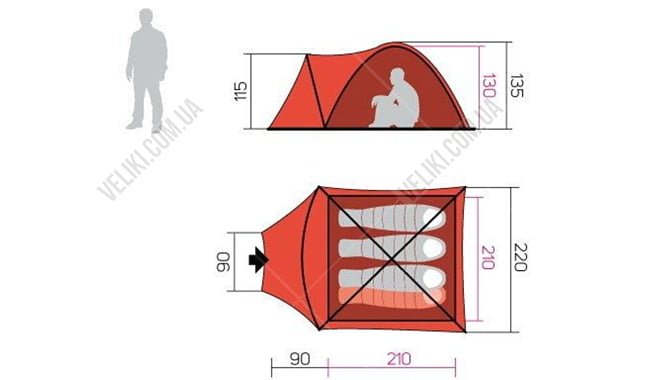 Намет Hannah Hover 4 - дополнительное фото 6