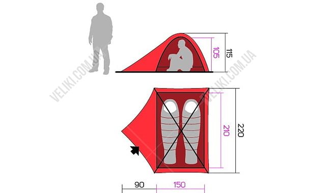 Палатка Hannah Tycoon 2 - дополнительное фото 1