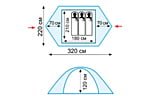 Намет Tramp Scout 3 v2 - дополнительное фото 1