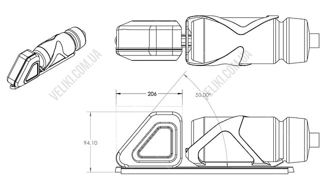 Флягодержатель Lyne Triangle Box - дополнительное фото 4