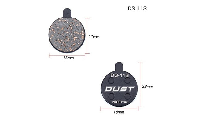 Тормозные колодки DUST DS-11S - фото 1