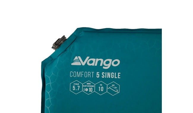 Килимок самонадувний Vango Comfort 5 Single - дополнительное фото 1