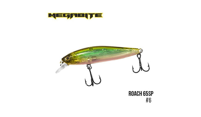 Воблер Megabite Roach 65 SP 65мм, 5.7г, 0.8м - фото 1
