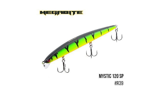 Воблер Megabite Mystic 120 SP 120мм, 14,8г, 0,5м - фото 1