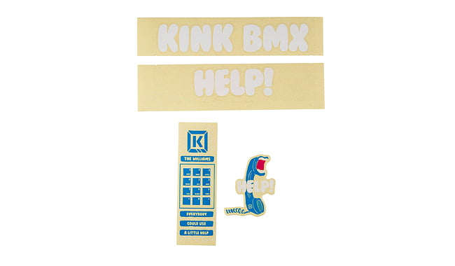Защитные наклейки KINK BMX KINK BMX Williams Decal Kits - фото 1