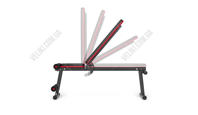 Набор Hop-Sport Premium 38 кг + скамья HS-1010 PRO - дополнительное фото 5