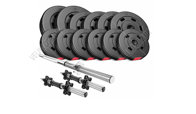 Набор Hop-Sport Premium 38 кг + скамья HS-1025 PRO - дополнительное фото 2