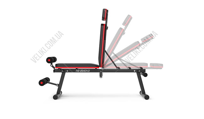 Набор Hop-Sport Premium 38 кг + скамья HS-2040 HB - дополнительное фото 5