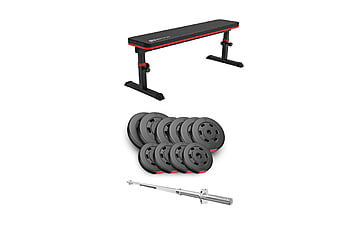 Набор Hop-Sport Premium 59 кг + скамья HS-1025 PRO