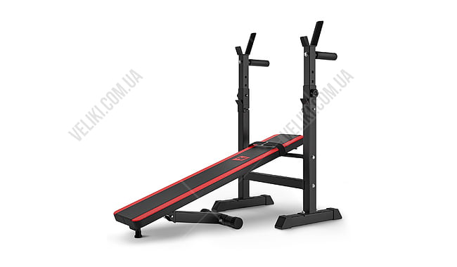 Набор Hop-Sport Premium 59 кг + скамья HS-1080 - дополнительное фото 3