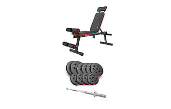 Набор Hop-Sport Premium 59 кг + скамья HS-2040 HB