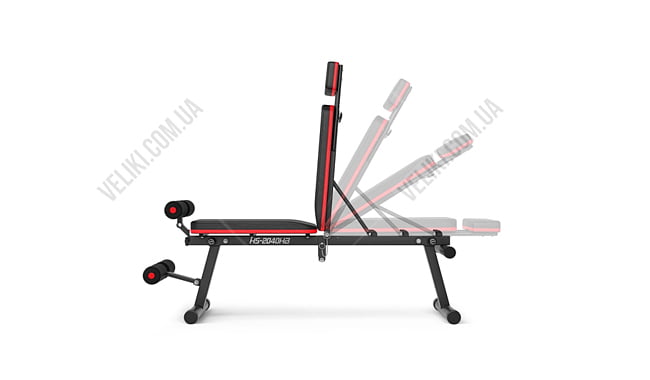 Набор Hop-Sport Premium 59 кг + скамья HS-2040 HB - дополнительное фото 4