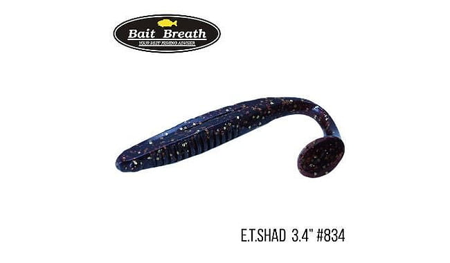 Виброхвост Bait Breath E.T.Shad 3.4", 7 шт - фото 4