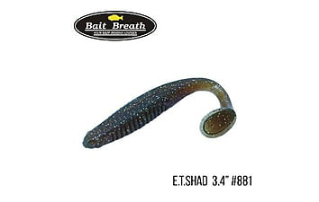 Виброхвост Bait Breath E.T.Shad 3.4", 7 шт