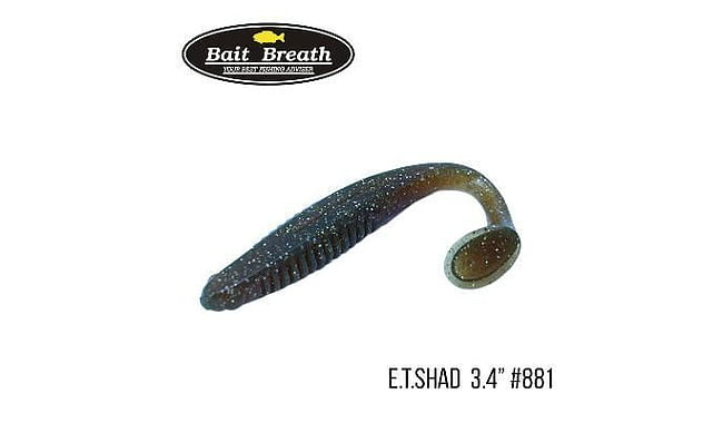 Виброхвост Bait Breath E.T.Shad 3.4", 7 шт - фото 5