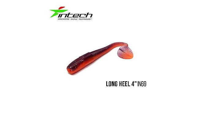 Виброхвост Intech Long Heel 4.0", 6 шт - фото 1