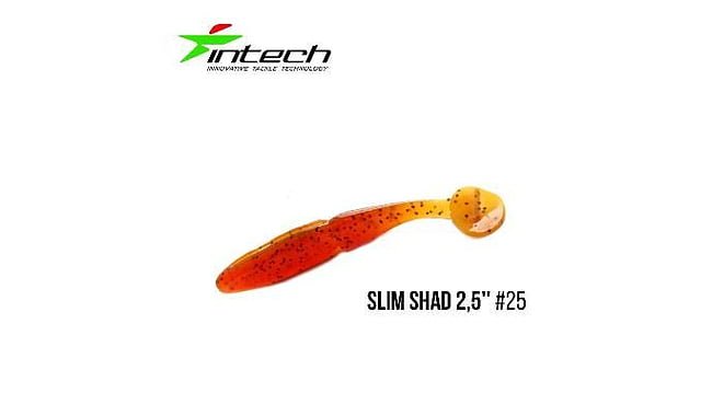 Виброхвост Intech Slim Shad 2.5", 12 шт - фото 10