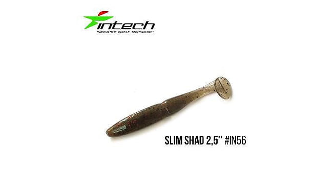 Виброхвост Intech Slim Shad 2.5", 12 шт - фото 8