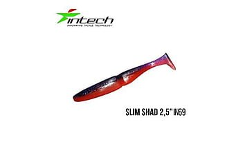 Віброхвіст Intech Slim Shad 2.5", 12 шт