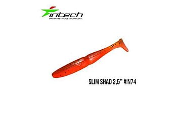 Віброхвіст Intech Slim Shad 2.5", 12 шт