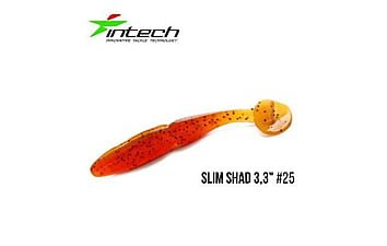 Віброхвіст Intech Slim Shad 3.3", 7 шт