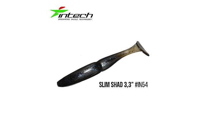 Виброхвост Intech Slim Shad 3.3", 7 шт - фото 12