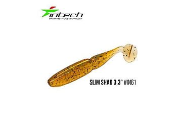 Віброхвіст Intech Slim Shad 3.3", 7 шт