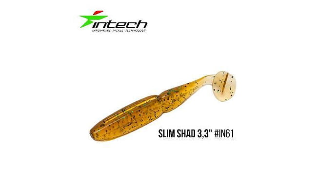 Виброхвост Intech Slim Shad 3.3", 7 шт - фото 10