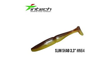 Віброхвіст Intech Slim Shad 3.3", 7 шт